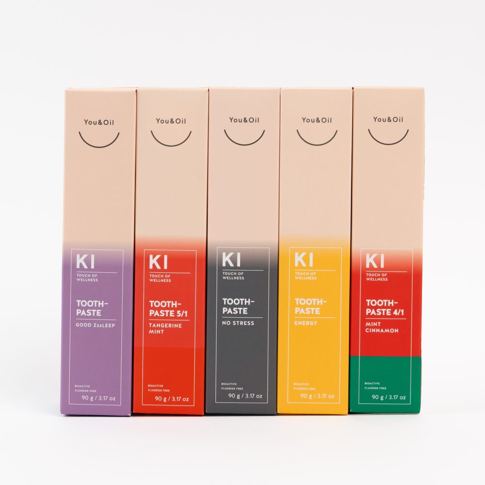 5 in 1 toothpaste set